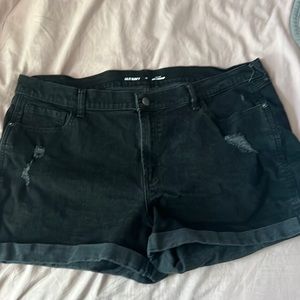 Dark wash, Old Navy, boyfriend jean shorts